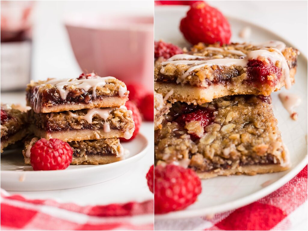 raspberry crumb bars